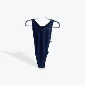 TYR Solid Maxfit-A Navy Blue One Piece‎ Swimsuit Women's Size 38 NWT